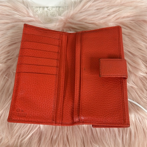 Gucci coral long wallet - Picture 9 of 10